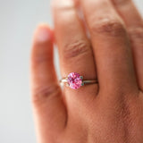 1.60 ct Pink Sapphire Oval Natural Unheated