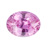 1.48 ct Vivid Pink Oval Cut Natural Unheated Sapphire