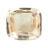 1.28 ct Peach Sapphire Cushion Natural Unheated