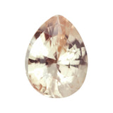 2.02 ct Peach Sapphire Pear Natural Unheated