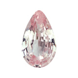 2.04 ct Peach Sapphire Pear Natural Unheated