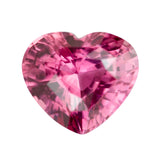 2.58 ct Vivid Pink Sapphire Heart GIA Certified Heated
