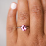 1.60 ct Pink Sapphire Oval Natural Unheated