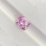 4.17 ct Light Pink Sapphire Cushion Ceylon Heated GIA Certified