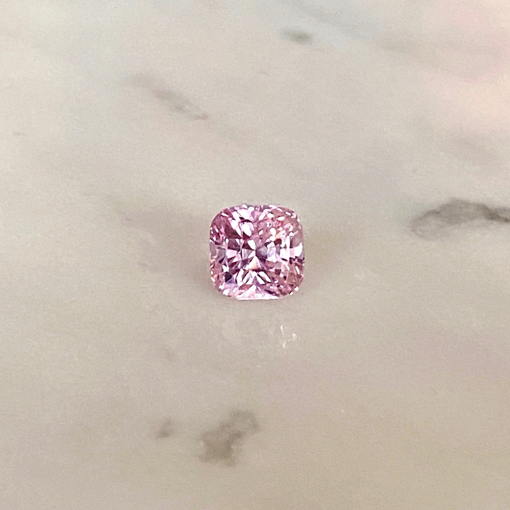 4.07 ct Pink Sapphire Cushion Shape Natural Heated Gemstones