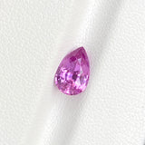 1.24 ct Pink Sapphire Pear Cut Natural Unheated