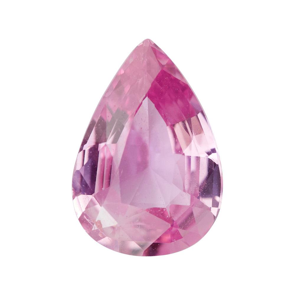 2.06 ct Pink Sapphire Pear Shape Natural Unheated Gemstone