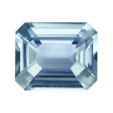 2.03 ct Platinum Grey Sapphire Emerald Cut Natural Unheated
