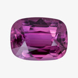 1.65 ct Purple Sapphire Cushion Unheated Certified