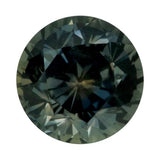2.51 ct Round Green Sapphire Certified Unheated
