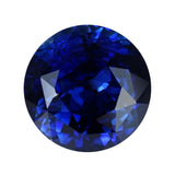 3.94 ctw Royal Blue Sapphire Round Pair Heated Ceylon