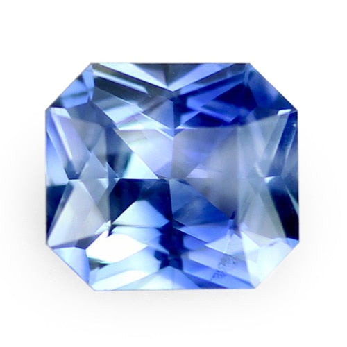 1.92 ct Bi-Colour Blue Radiant Cut Natural Unheated Sapphire