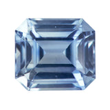 1.45 ct Sky Blue Sapphire Emerald Cut Natural Heated Ceylon