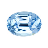 3.56 ct Sky Blue Sapphire Oval Ceylon Natural Unheated