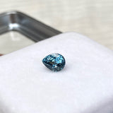 1.03 ct Aqua Blue Sapphire Pear Natural Unheated