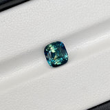 2.05 ct Teal Sapphire Cushion Cut Natural Unheated