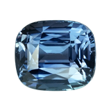 2.07 ct Teal Blue Sapphire Cushion Cut Unheated Madagascar