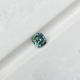 2.03 ct Teal Sapphire Cushion Natural Unheated