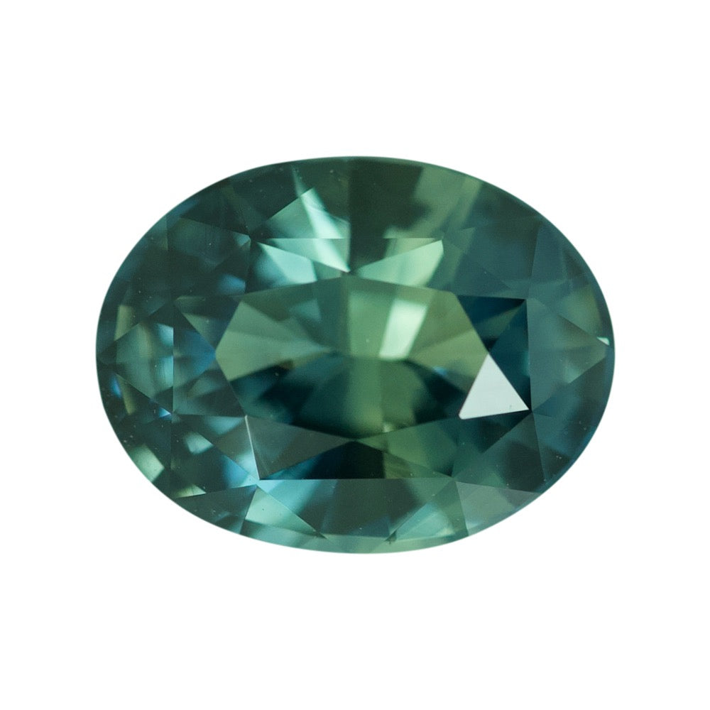 Teal sapphire sales