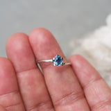 1.03 ct Aqua Blue Sapphire Pear Natural Unheated