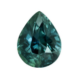 2.01 ct Teal Sapphire Pear Natural Unheated