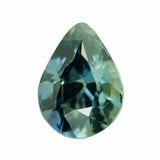 1.57 ct Teal Sapphire Pear Natural Unheated