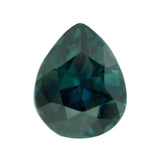 3.05 ct Teal Green Sapphire Pear Natural Unheated