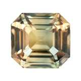 2.37 ct Bi-Colour Sapphire Emerald Cut Natural Unheated