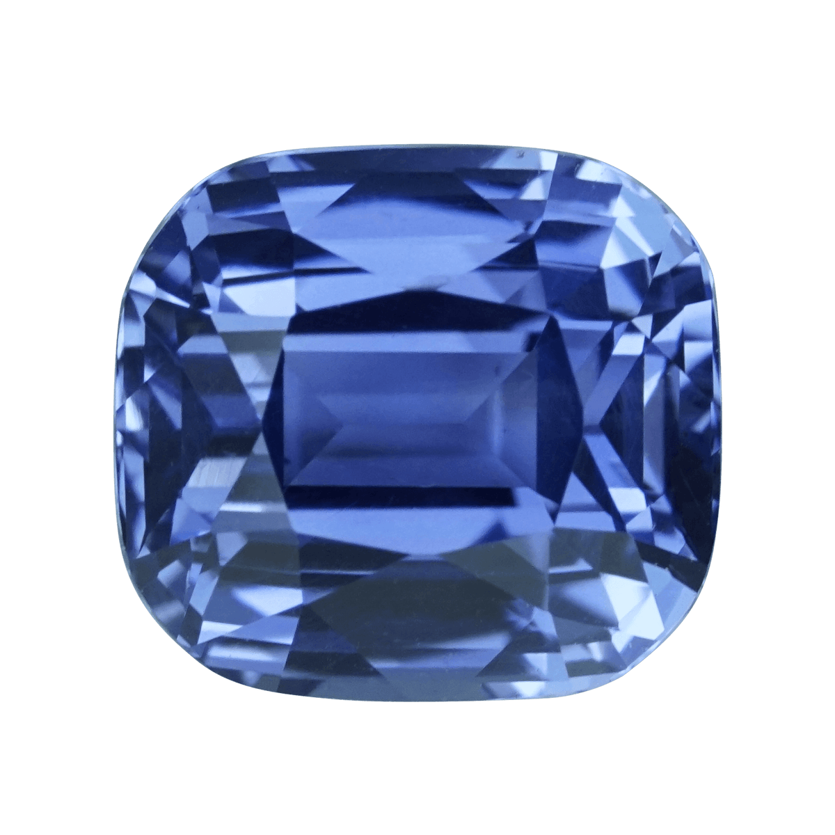 2.05 ct Blue Sapphire Cushion Cut GIA Certified Unheated