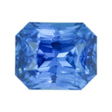 2.08 ct Vivid Cornflower Blue Sapphire Radiant Cut Natural Unheated