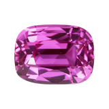 2.08 ct Vivid Pink Sapphire Cushion Cut Heated Mozambique