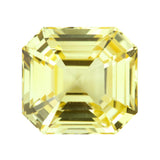 2.50 ct Vivid Yellow Sapphire Emerald Cut Natural Unheated
