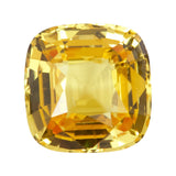 2.08 ct Vivid Apricot Yellow Sapphire Cushion Natural Heated