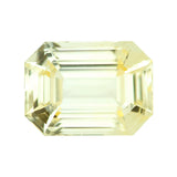 2.02 ct Yellow Sapphire Emerald Cut Sri Lankan Natural Unheated