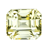 2.64 ct Yellow Sapphire Emerald Cut Unheated Ceylon