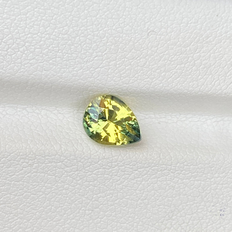 1.68 ct Green Sapphire Pear Shape Natural Heated Gemstones