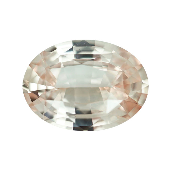 a1.98	ct Peach Sapphire Oval Natural Heated Gemstones