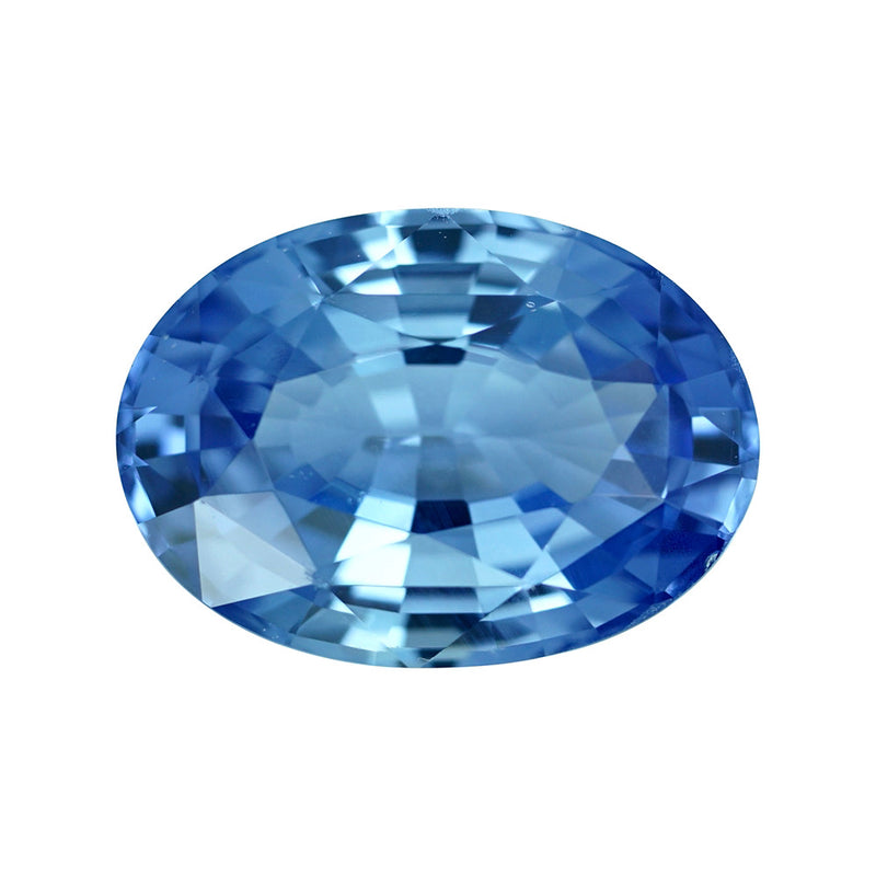 3.16 ct Cornflower Blue Sapphire Oval Natural Unheated Gems
