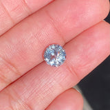 2.67 ct Light Grey Round Brilliant Cut Natural Unheated Sapphire