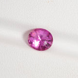 1.86 ct Vivid Pink Oval Cut Natural Unheated Sapphire