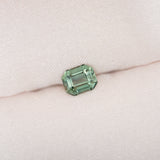 1.52 ct Mint Green Sapphire Emerald Cut Natural Unheated Madagascar