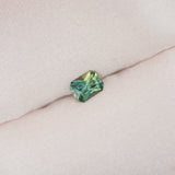 1.11 ct Green Sapphire Radiant Natural Unheated Madagascar