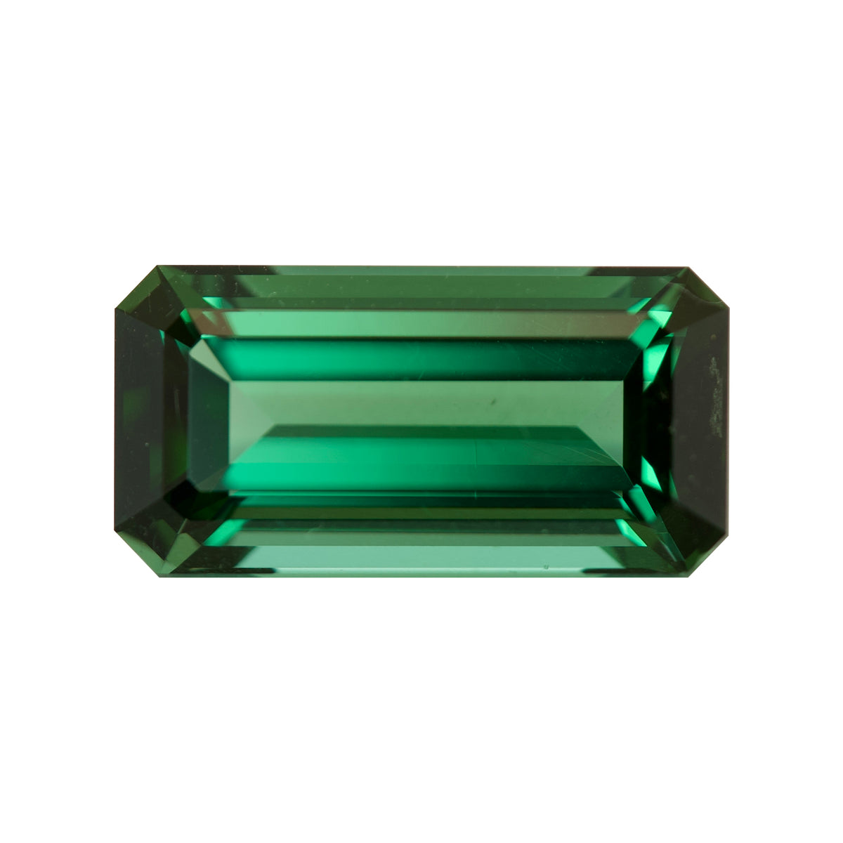 9.06 ct Emerald Cut Teal Tourmaline Gemstone