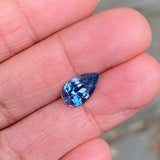 2.72 ct Blue Sapphire Pear - Natural Heated Certified Gemstone