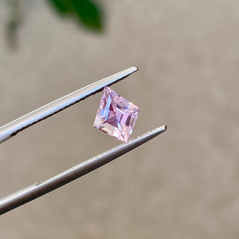 1.41 ct Pastel Pink Sapphire Kite Cut Natural Unheated Gemstones