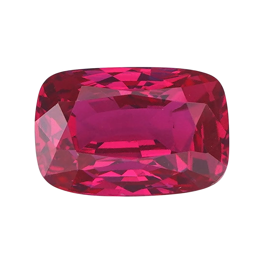 1.51 ct Red Ruby GIA Certified Heated Cushion Cut Gemstone