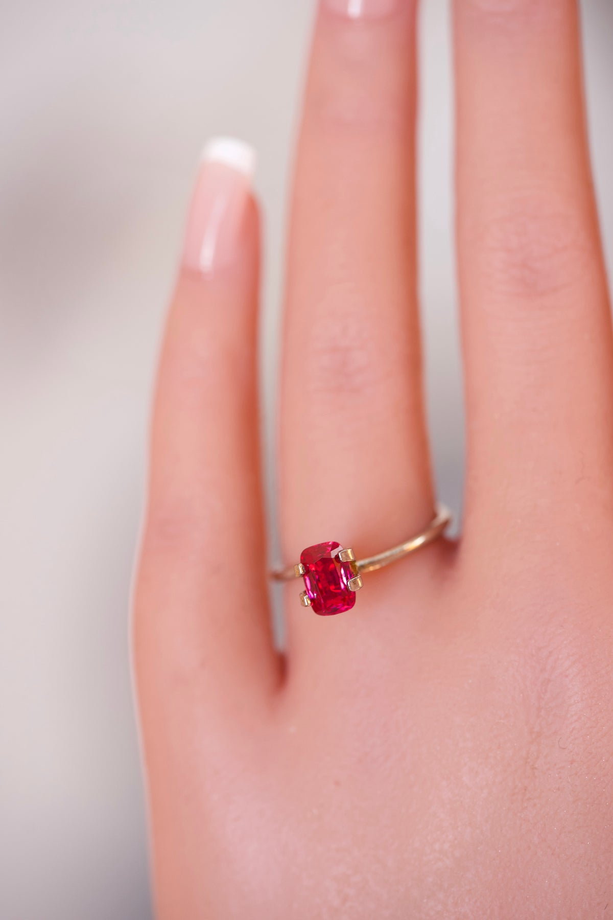 1.51 ct Red Ruby GIA Certified Heated Cushion Cut Gemstone