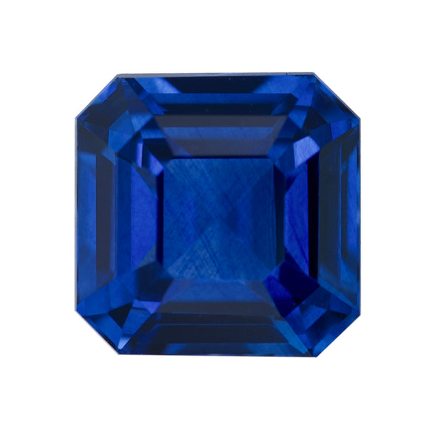 3.27 ct Royal Blue Octagon Sapphire Heated Sri Lanka GIA Certified