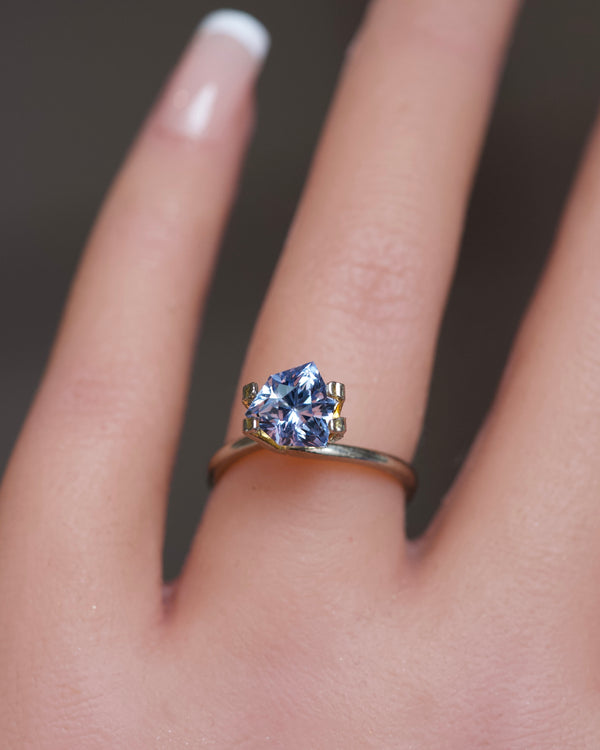 2.57 ct Light Blue Fancy Cut Ceylon Sapphire Unheated Gemstone