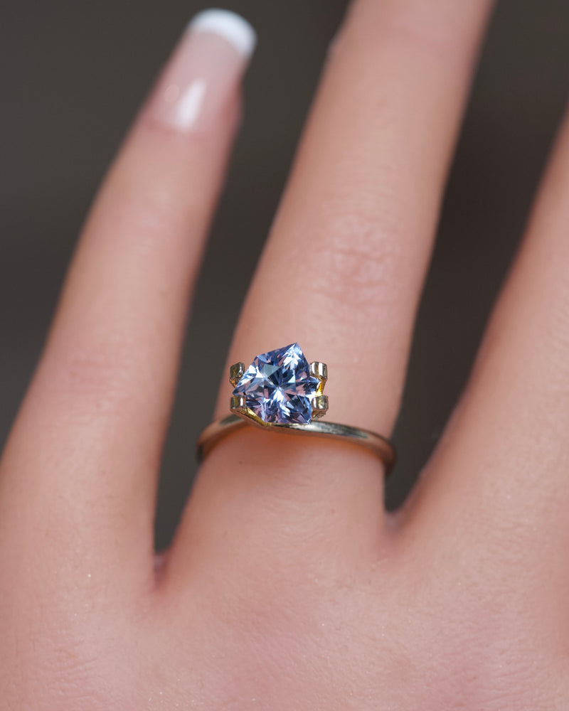 2.57 ct Light Blue Fancy Cut Ceylon Sapphire Unheated Gemstone